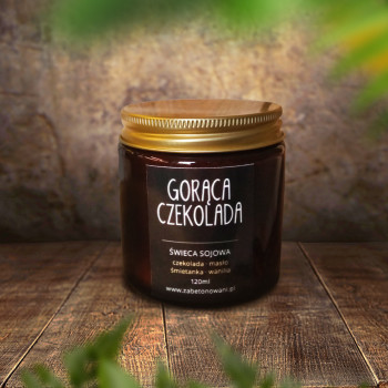 Świeca sojowa Gorąca Czekolada 120ml Świeca sojowa Gorąca Czekolada 120ml