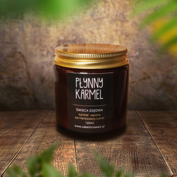 Świeca sojowa Płynny Karmel 120ml Świeca sojowa Płynny Karmel 120ml
