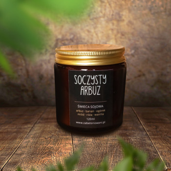 Świeca sojowa Soczysty Arbuz 120ml Świeca sojowa Soczysty Arbuz 120ml