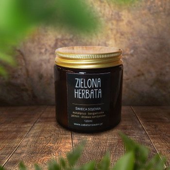 Świeca sojowa Zielona Herbata 120ml Świeca sojowa Zielona Herbata 120ml