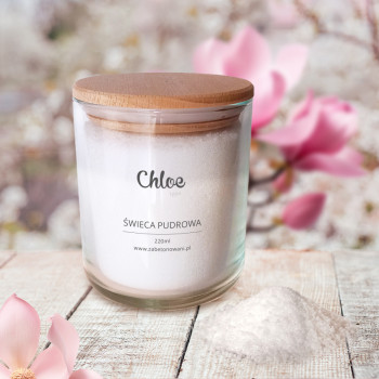 Świeca pudrowa Chloe 220ml Świeca pudrowa Chloe 220ml