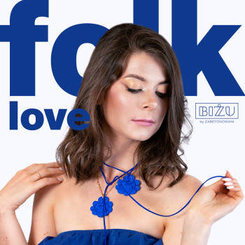 Choker rzemyk FOLK róża Choker rzemyk FOLK róża