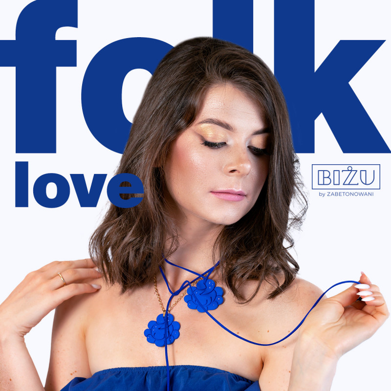 Choker rzemyk FOLK róża Choker rzemyk FOLK róża