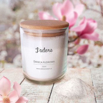 Świeca pudrowa J'adore 220ml Świeca pudrowa J'adore 220ml