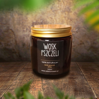 Świeca z Wosku Pszczelego 120ml Świeca z Wosku Pszczelego 120ml