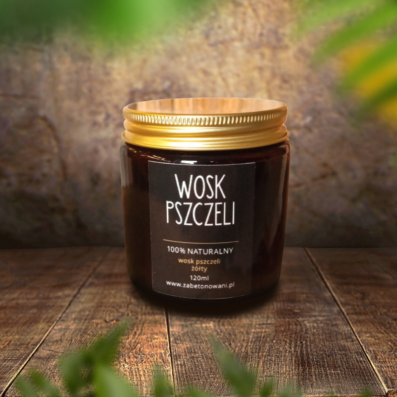 Świeca z Wosku Pszczelego 120ml