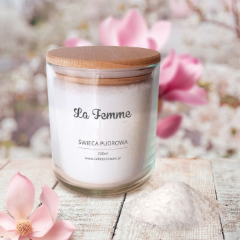 Świeca pudrowa La Femme 220ml Świeca pudrowa La Femme 220ml