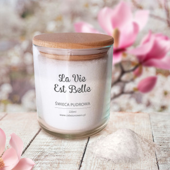 Świeca pudrowa La Vie Est Belle 220ml Świeca pudrowa La Vie Est Belle 220ml