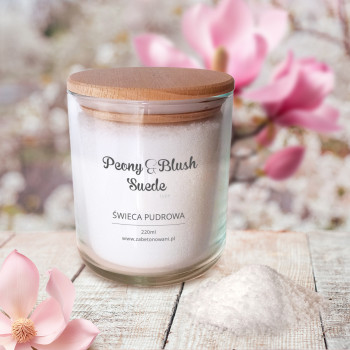 Świeca pudrowa Peony&Blush Suede 220ml Świeca pudrowa Peony&Blush Suede 220ml