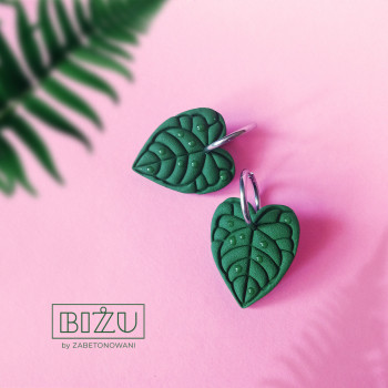 Kolczyki wiszące "ROSA" Anturium Kolczyki wiszące "ROSA" Anturium